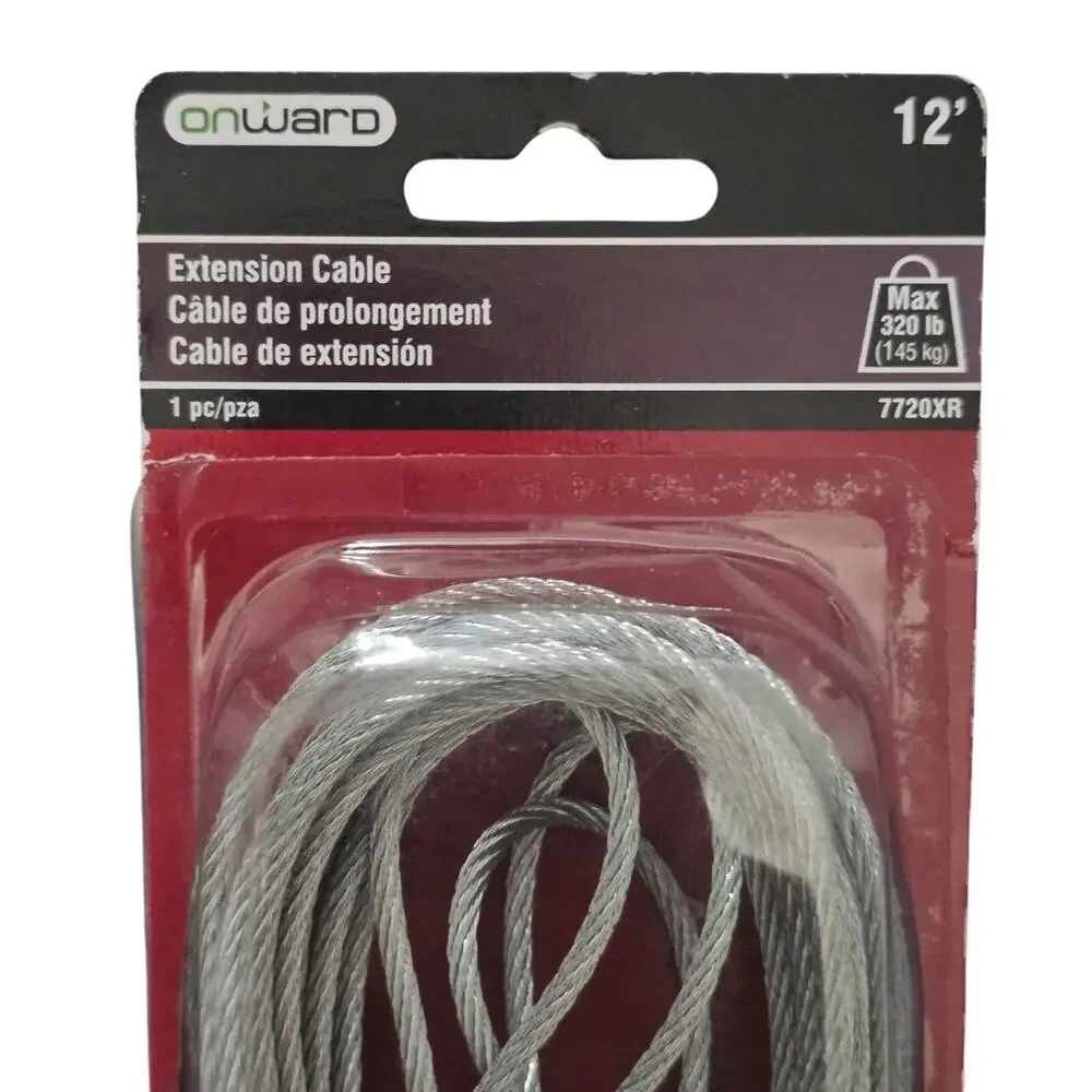 Extension Cable for Garage Door made by onward Hardware 7720XR